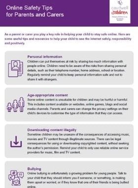 Online Safety Tips for Parents & Carers